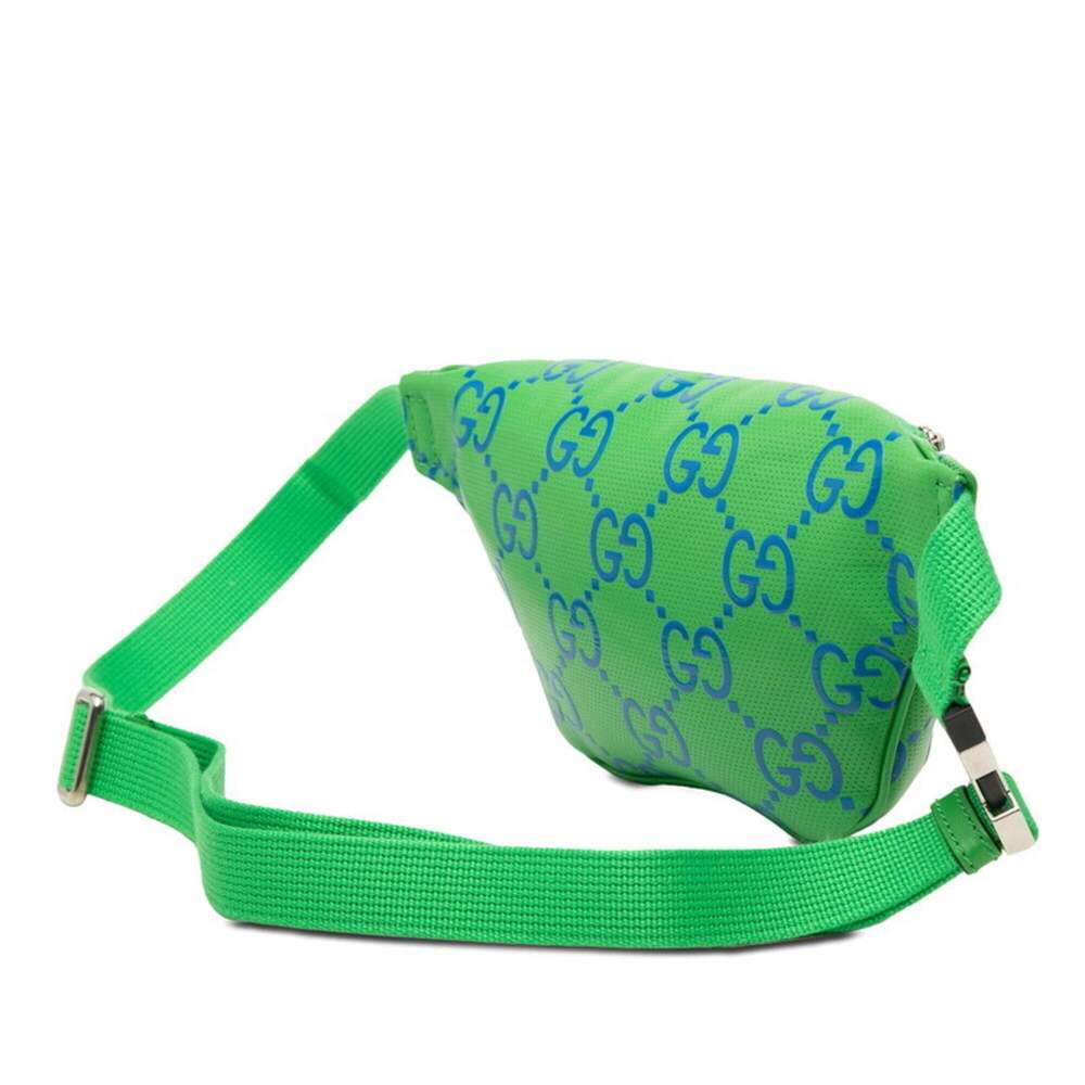 GUCCI Blue Leather Fanny Pack - Picture 2 of 6